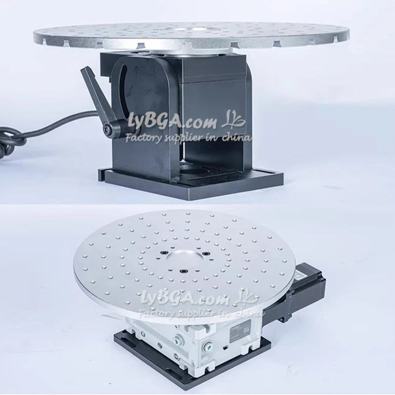 Flat Rotating Disc Worktable D300MM Disk Chuck Automatic Speed Control Rotary Table Positioner Mold for Handheld Laser Welding