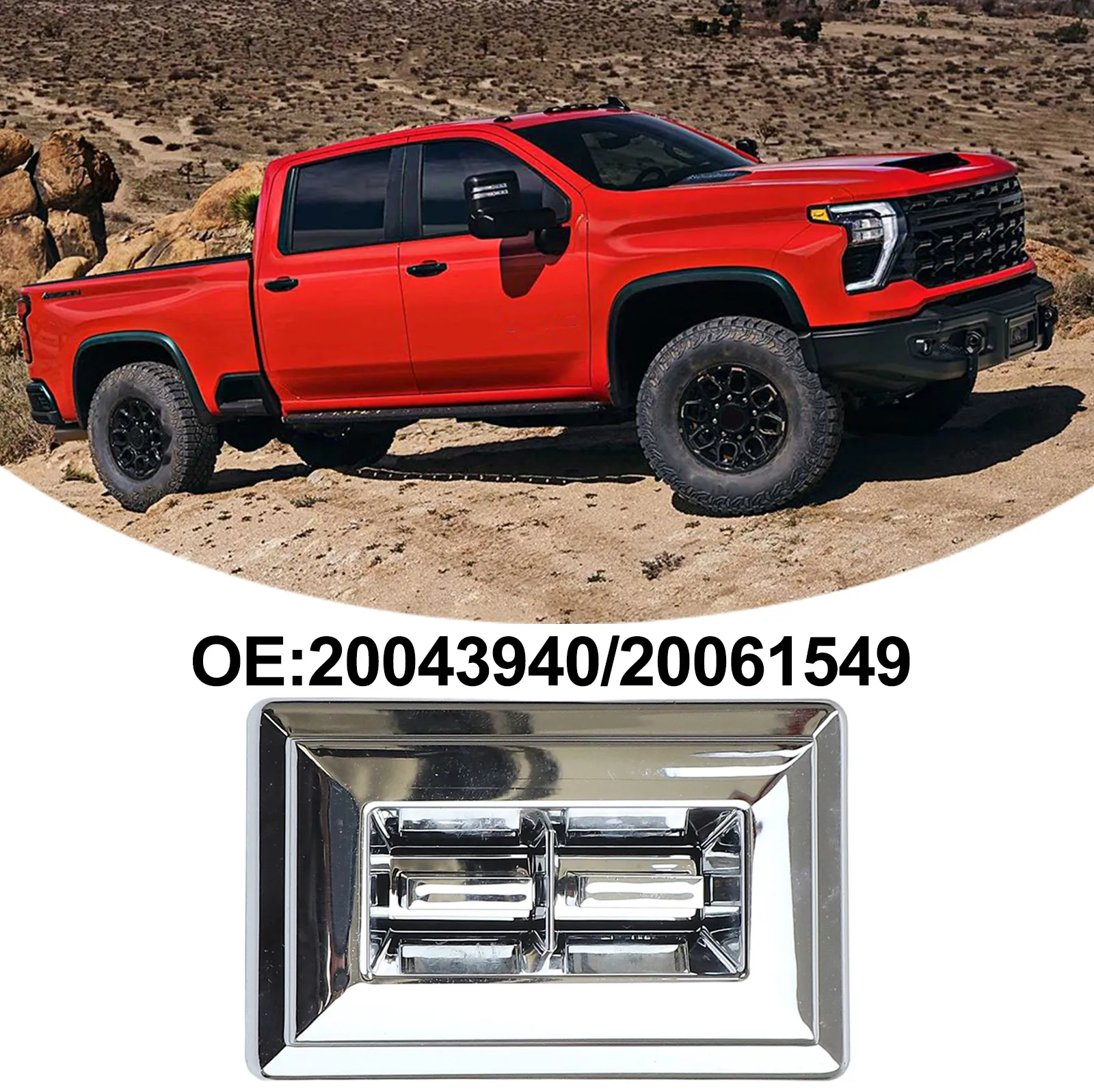 

Vehicle Interior Upgrade Power Window Switch Window Control Switch Chrome Finish Stylish Chrome Finish Easy Installation