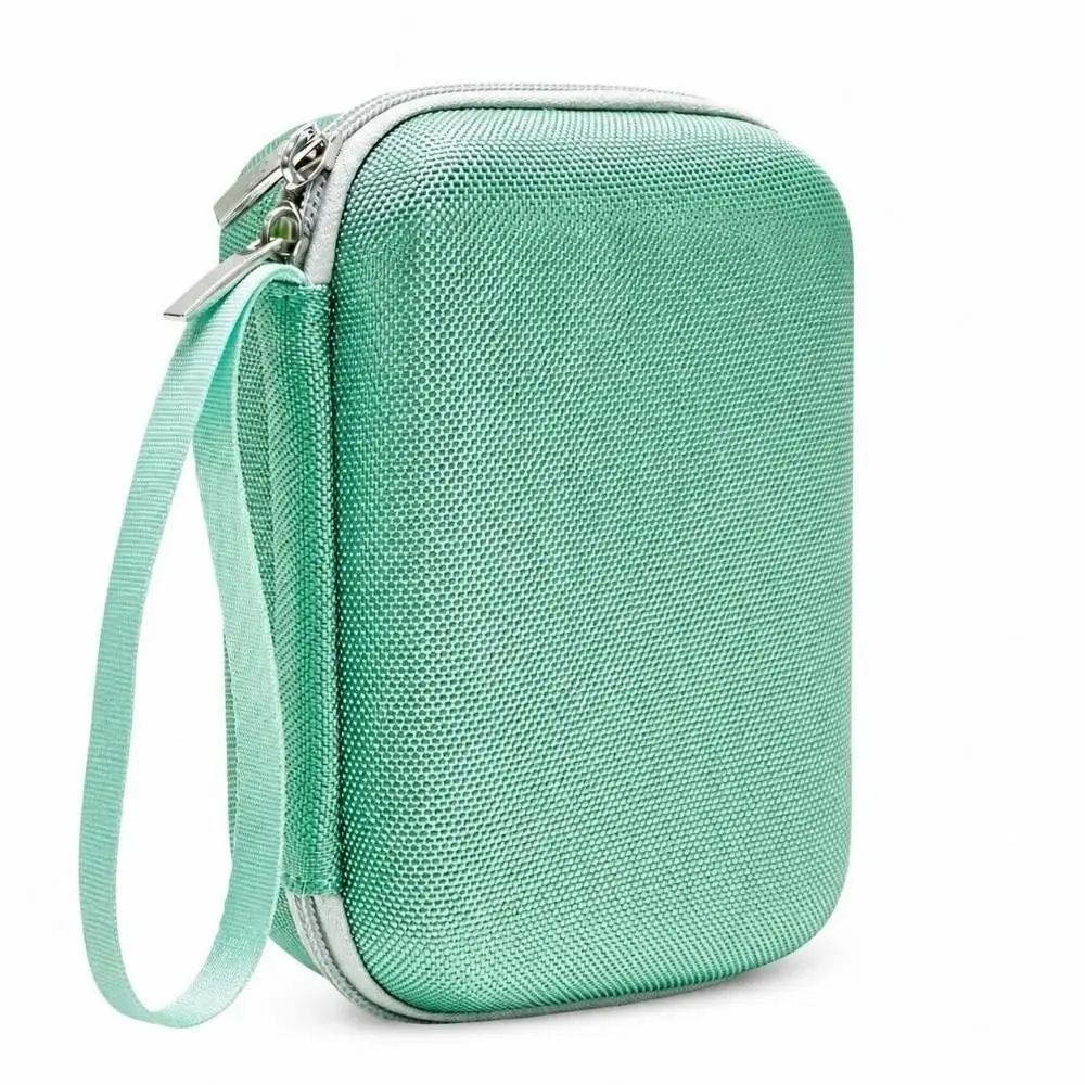 Hard Shell Blood Glucose Meter Storage Bag Waterproof Pressure-resistant Blood Lancing Pen Storage Box with Lanyard Multipurpose