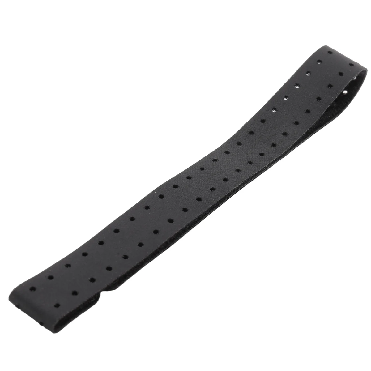 2 stuks verstelbare en ademende vervangende armband zachte bandband voor hartslagmeter - (zwart)