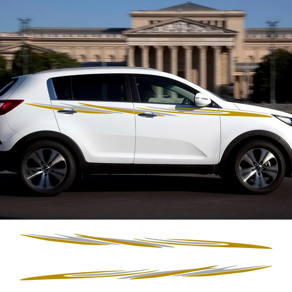 2 шт., виниловые наклейки на дверь автомобиля Kia Sportage