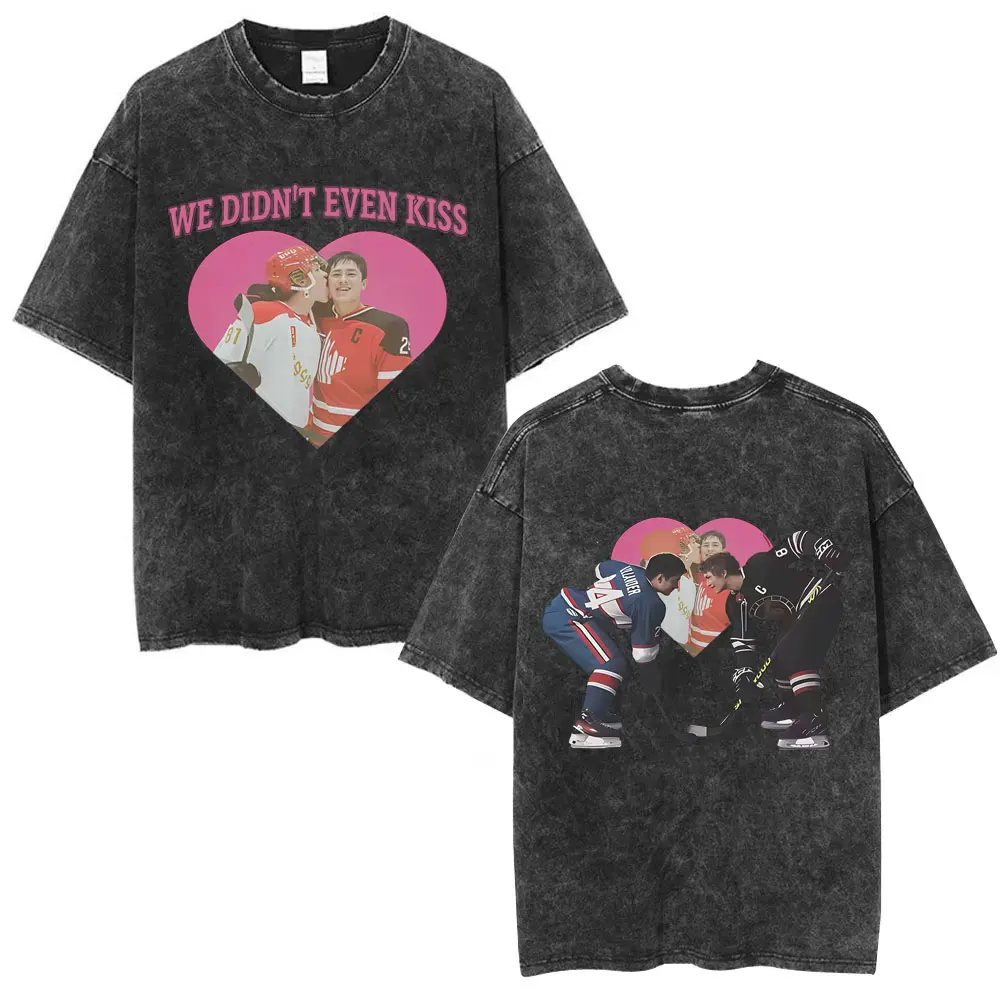 Heated Rivalry Shane Hollander‌ Ilya Rozanov Hollanov 2481 Vintage Washed T-shirts Men Casual Oversized Short Sleeves T Shirts