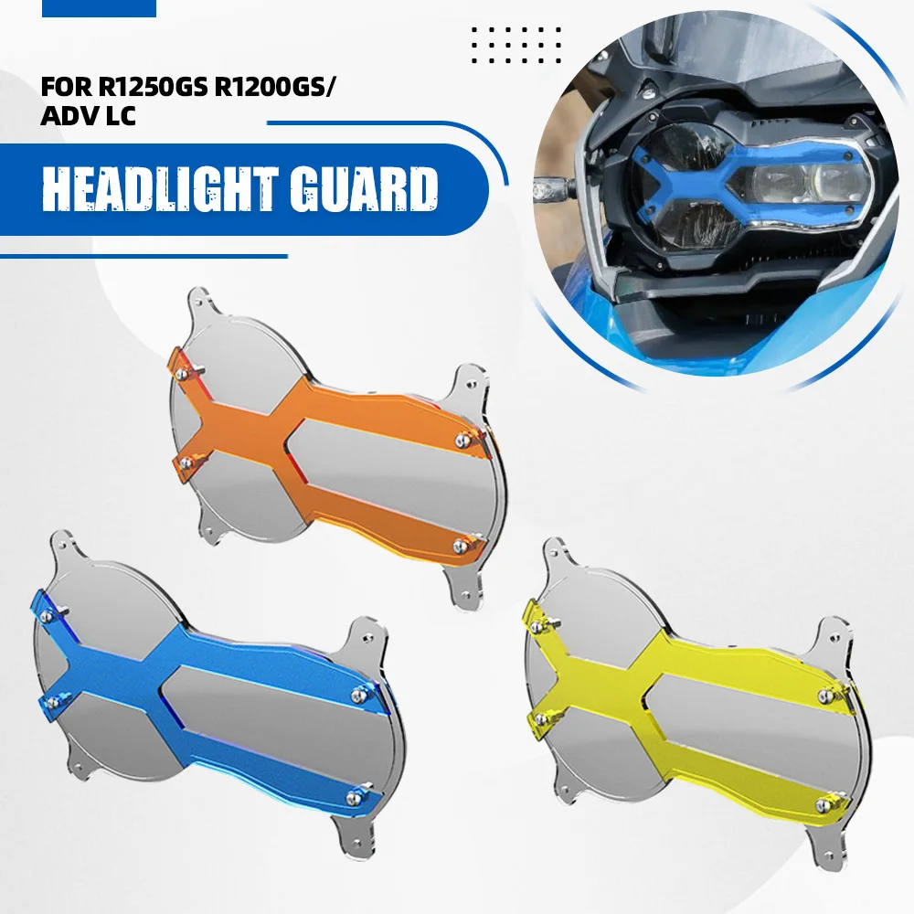 For BMW R1250GS Adventure/Rallye R 1250 GS Edition/Adventure 40 Years GS 2021-2024 Headlight Guard Grille Grill Cover Protector
