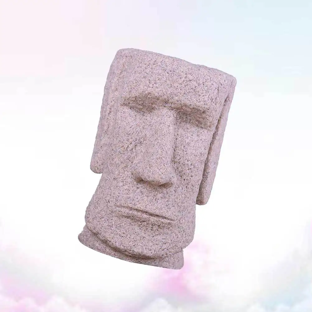 

Stylish Resin Pen Holder Light Grey Creative Desktop Ornament Long Lasting Use Organize Table Cosmetics Chopsticks Storage