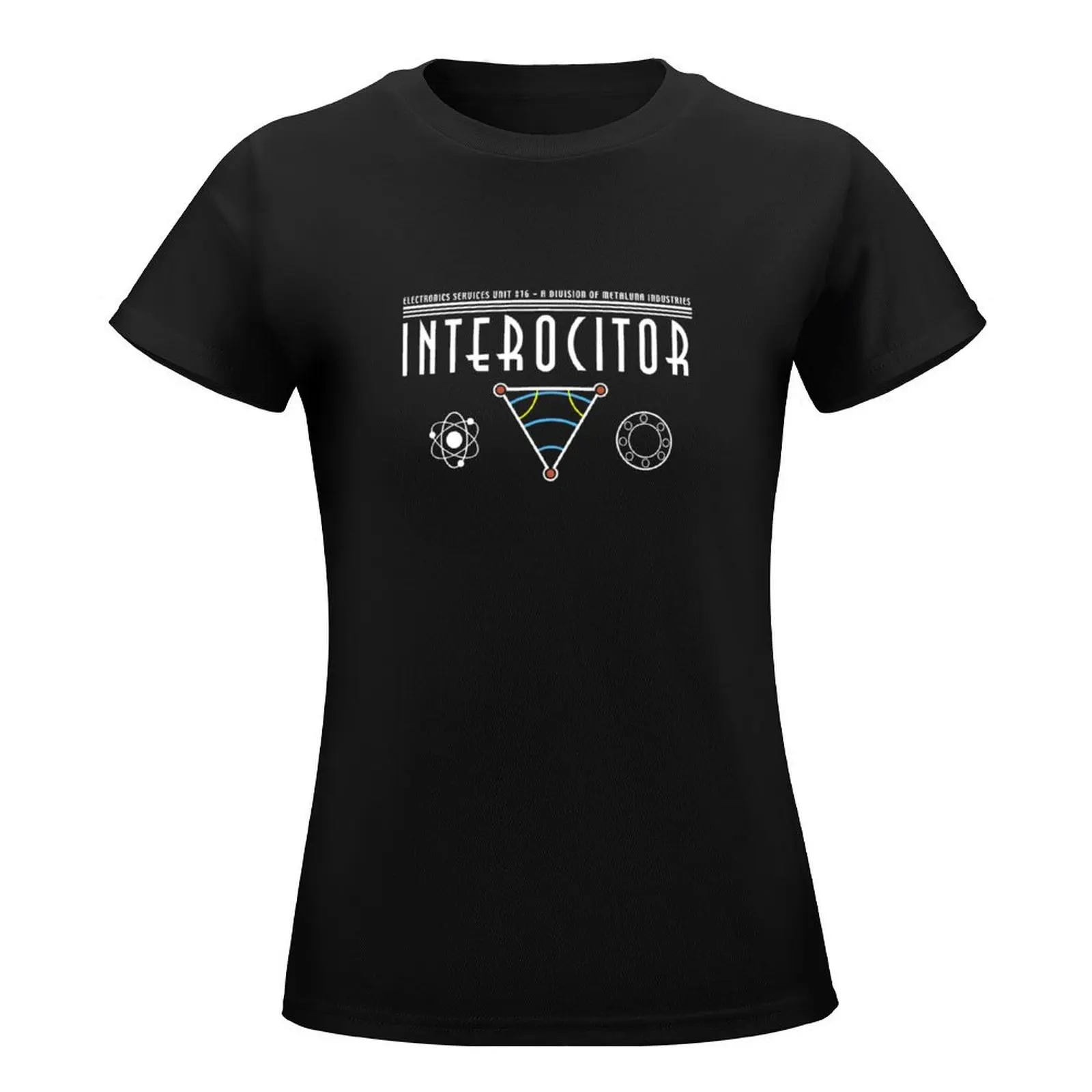 Interocitor logoinspired เสื้อยืดผู้หญิง, เสื้อเสื้อยืดผู้หญิงแฟชั่นน่ารักนี้