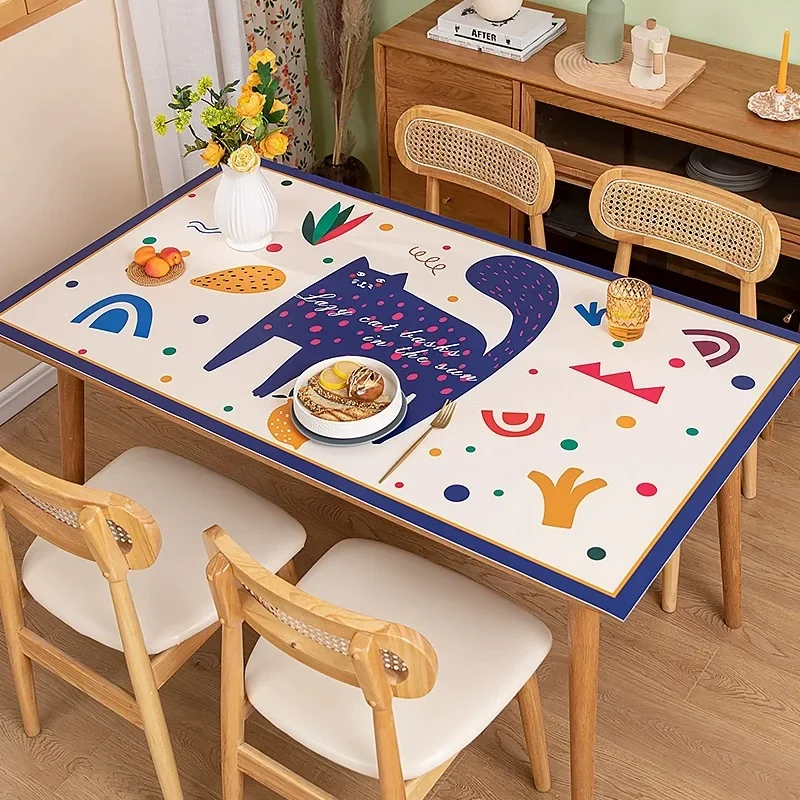 

Oval Tablecloth Modern Dining Table Cover European Embroidered Tea Table Cloth Lace TV Cabinet Covers for Home Hotel Decor