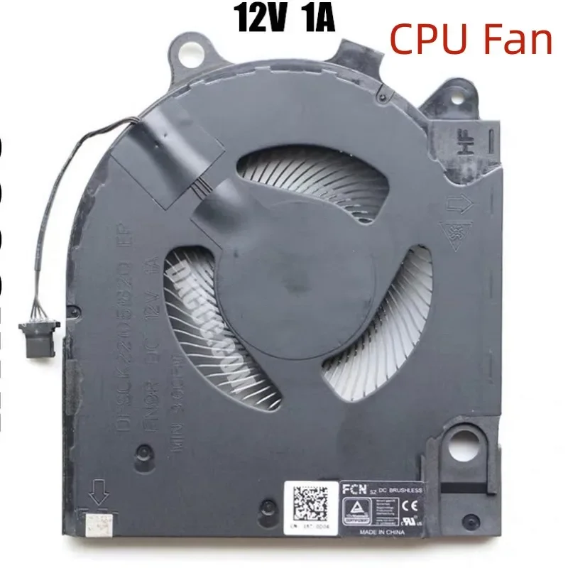 For G15 5510 RTX3060 GTX1650 12V CN-0203MH Laptop CPU VGA Cooling Fan