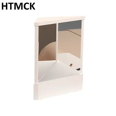 HTMCK Professional True Mirror Non Reversing Mirror Clear Inverted Mirror For Makeup Vanity Table Bedroom