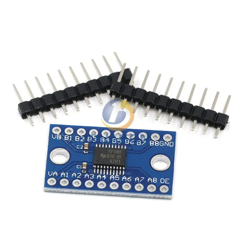 1/5PCS 8 Channel Duel Hole Logic Level Converter TXS0108 TXS0108E Bi-directional Voltage Module forArduino With Pins