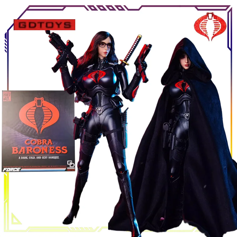 

GD Original 198340th Series Cobra - Baroness Anime Action Figure Assembly Model Toys Collectible Model Ornaments Gifts for Boys