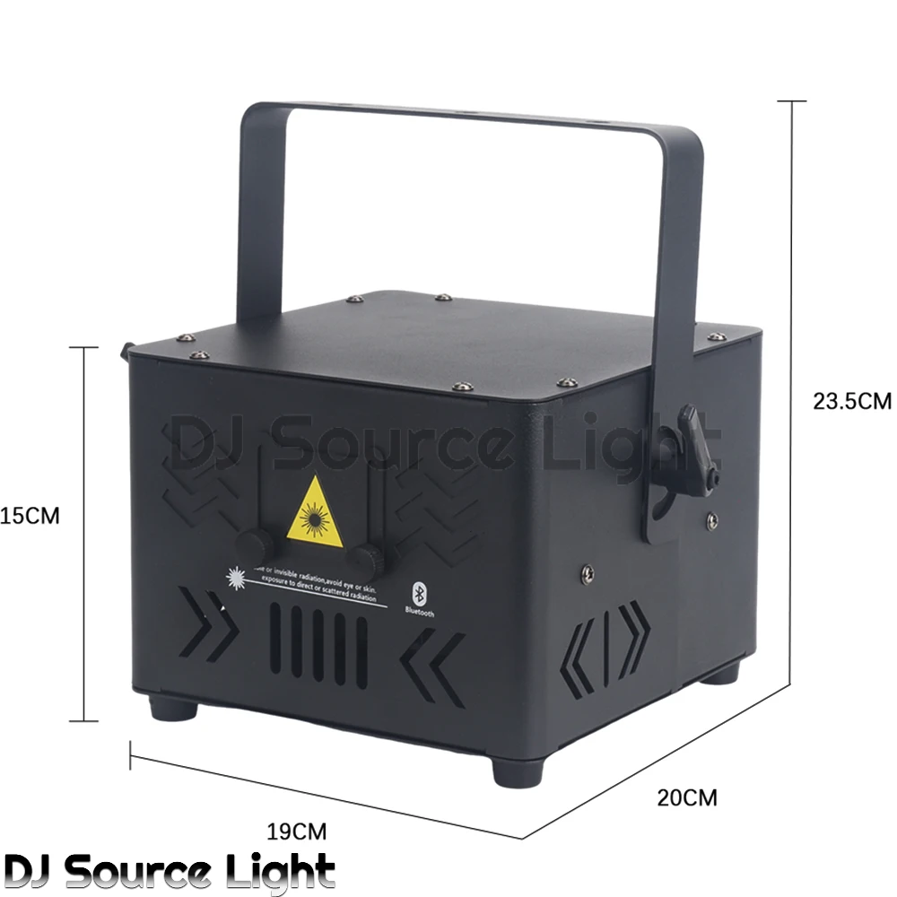 New Bluetooth APP Control 4W 6W Laser Light RGB Animation Scanner Stage Light DMX512 For DJ Disco Club Android/Ios APP Control