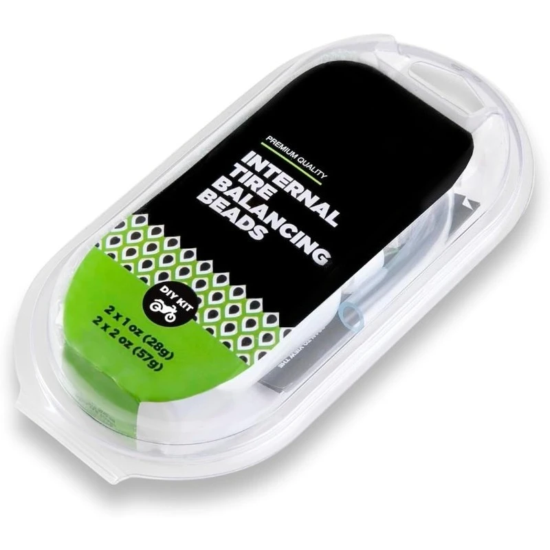 مجموعة خرز موازنة الإطارات - خرز موازنة إطارات الدراجات النارية - خرز توازن الزجاج المقسى للإطارات - متوافق مع TPMS #1