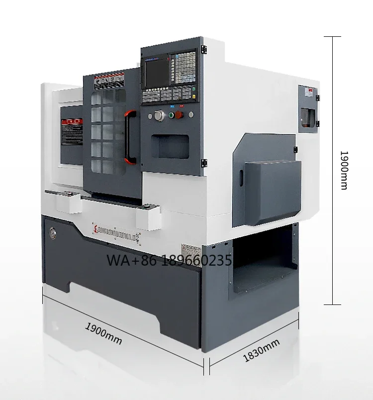 TCK40 Precision CNC lathe machine Vertical inclined bed CNC lathe machine Automatic metal working lathe