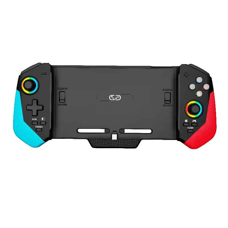 STK-7047 For Switch/Switch OLED in-line game controller 6-axis gyroscope function RGB colors For N-switch OLED game joypad