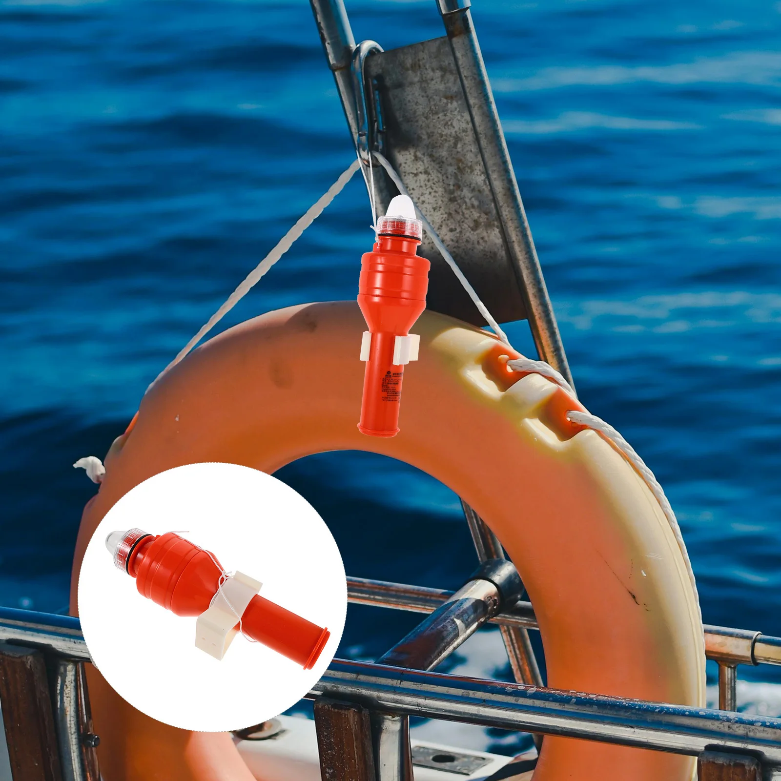 

Self-Igniting LED Lifebuoy Marker Light High Visibility Waterproof Emergency Locator Lamp for Nighttime Rescue Hiking Safety