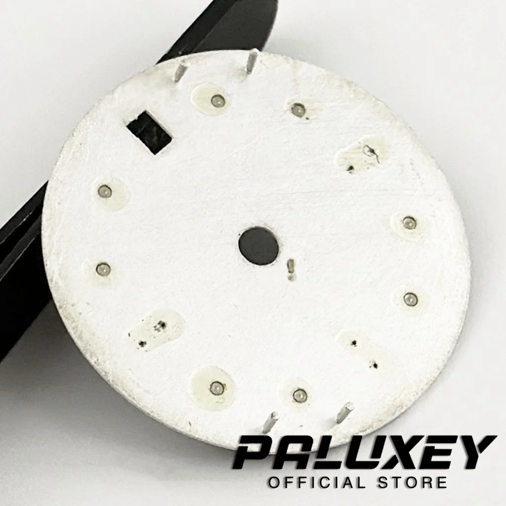 NH34 29 มม.สีเทานาฬิกาสีเขียวส่องสว่างสําหรับ NH34 4R34 NH35 4R35 การเคลื่อนไหวอะไหล่ Fit 3 นาฬิกา 3.8 นาฬิกากรณี Crown