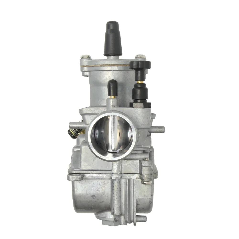 Motorcycle Flat Curtain Carburetor PWK 28mm Power Jet For 2T 4T Scooter ATV Dirt Bike Enduro Motocross