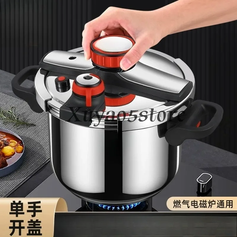 Thickened Stainless Steel High-Pressure Cooker Explosion-Proof Kitchenware for Safe Cooking Essential Household Item