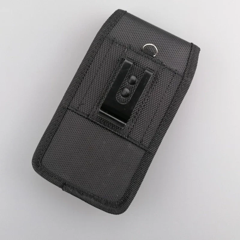 Durable Anti-Theft Phone Holster Bag with RFID Blocking - Heavy Duty Nylon Waist Pack w/Quick-Release Buckle & Metal D-Ring