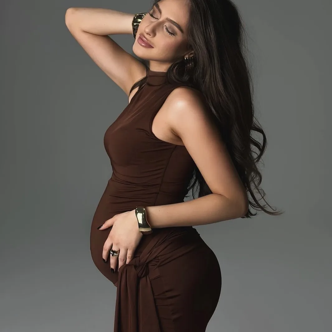 

Materni Photoaphy Dr Bodycon Sexy Studio Photoaphy Pregnant Women Big Belly Photo oot Dr Women's Long Dr