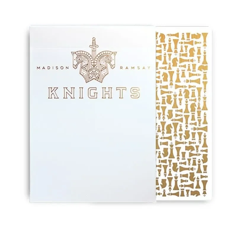 

Ellusionist White Knights Playing Cards Poker Size Deck By Daniel Madison Magic Cards New Sealed Magic Tricks Props for Magician