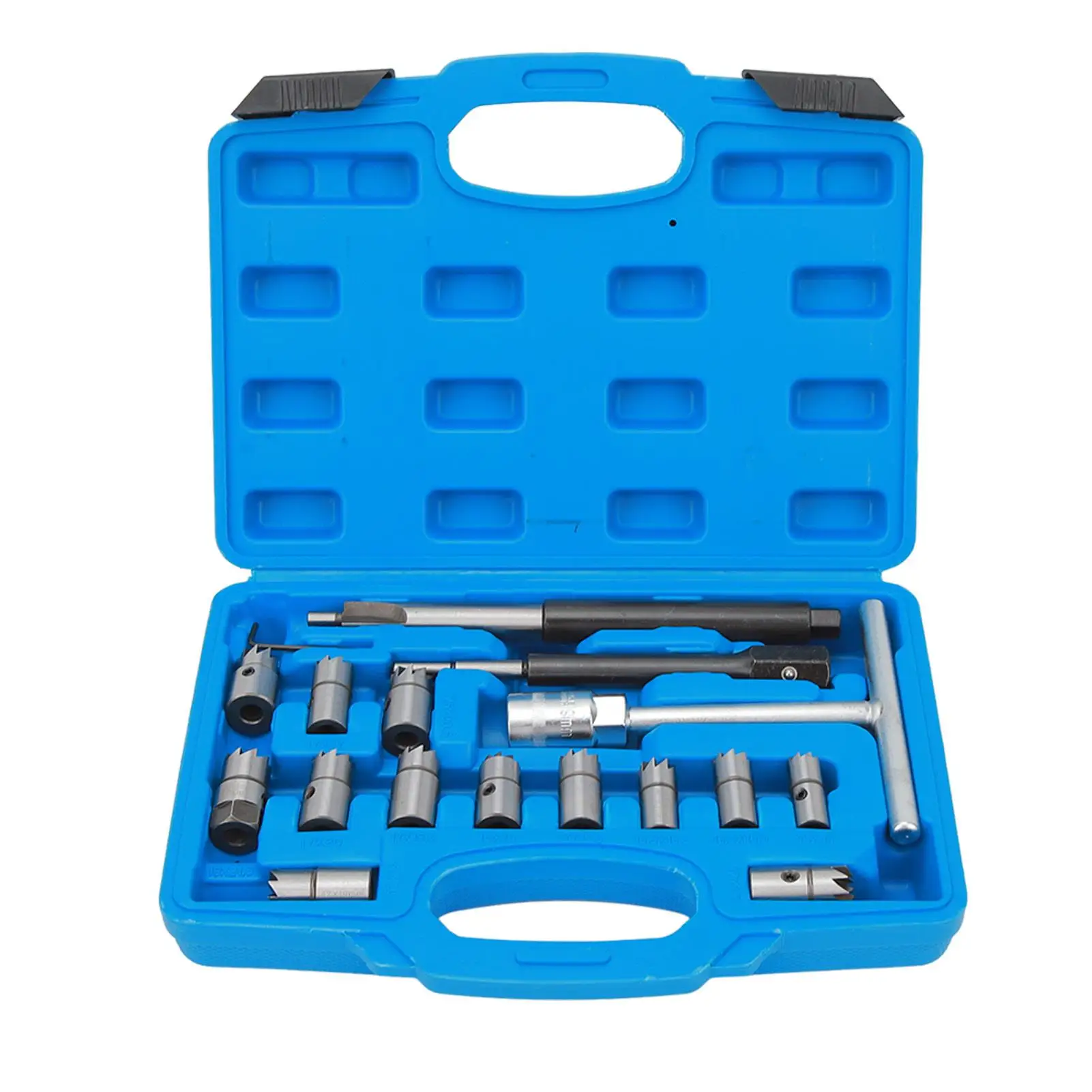 

17 Pcs Diesel for SEAT Cutter Carbon Steel Flat Angled Reamer Milling Cleaner Disassemble Tool Kit Car Repair Tools