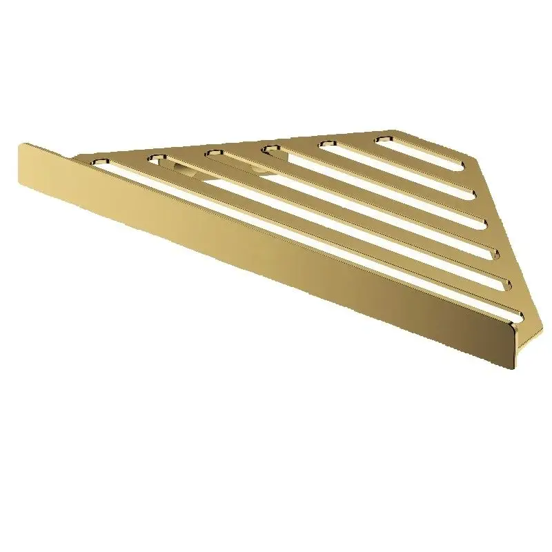 Triangular Corner Bathroom Storage Basket for Towels Toiletries Shampoo Organizer