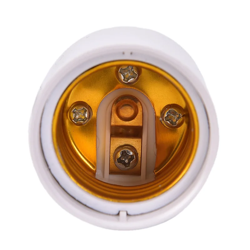 Pbt耐火e27電球アダプター、ランプホルダー、ソケット変換、EUプラグ