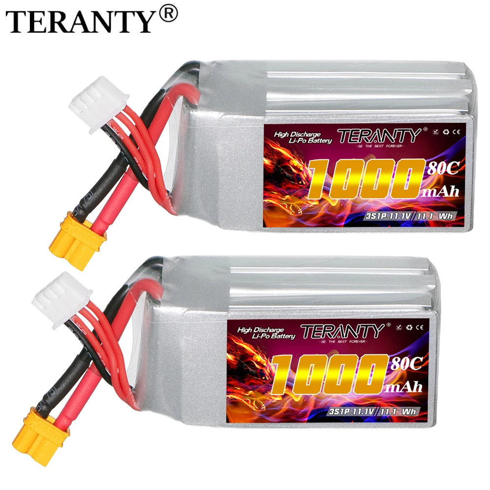 

MAX 160C TREANTY 3S 11.1V 1000mAh Lipo battery, suitable for RC helicopter quadcopter FPV racing drone aerial vehicle battery