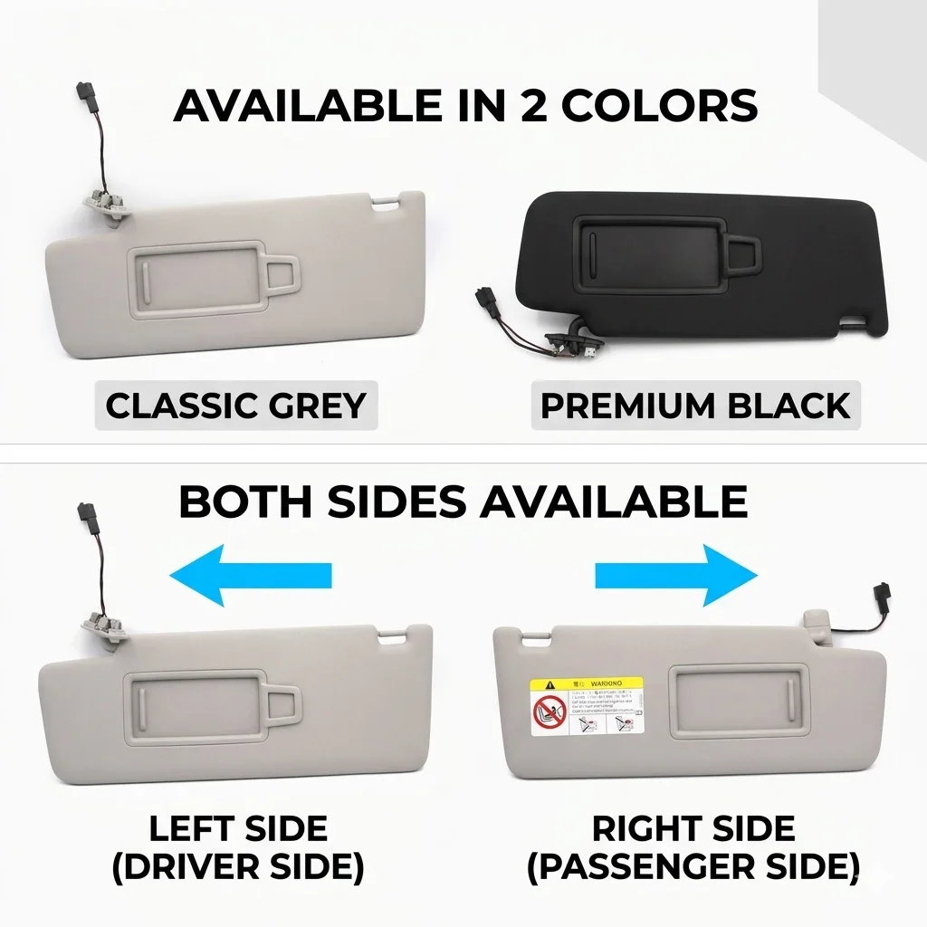 Car Sun Visor for VW Golf 7 Passat B8 CC Jetta MK7 Skoda Octavia 3 A7 Superb MK3 Seat Arona Ateca Ibiza ST 5GG857551 5GG857552