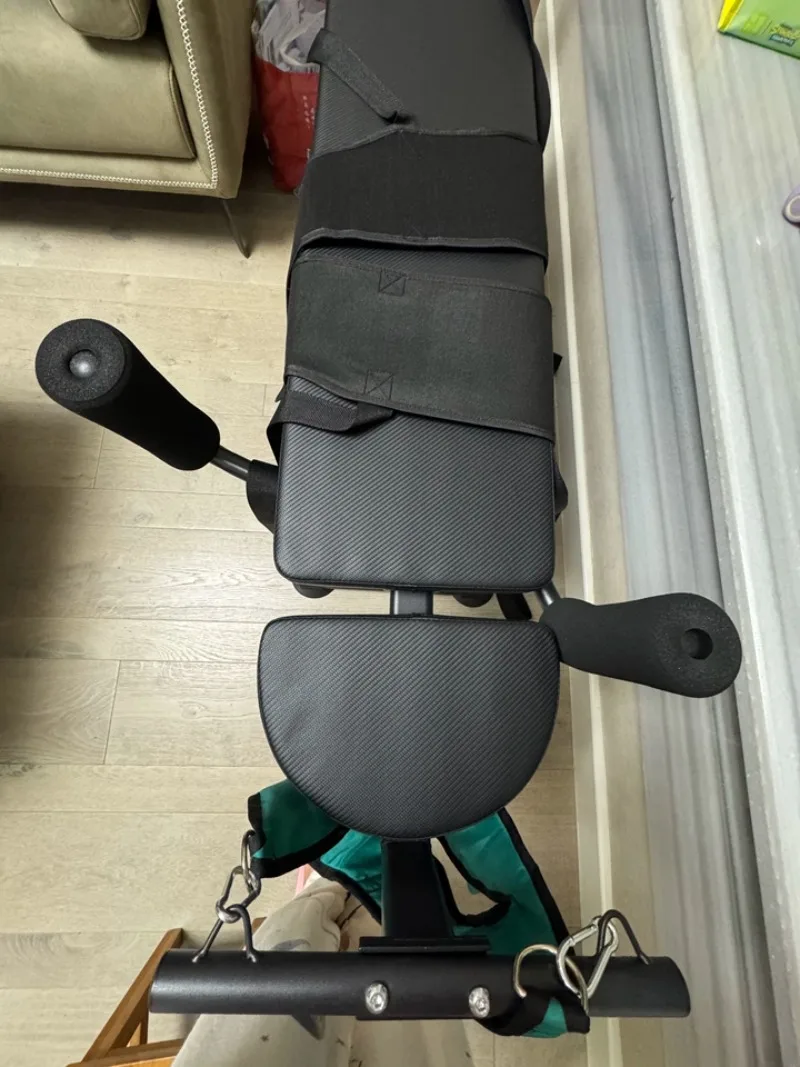 Electric LumbarCervicalTractionTable Home Stretching Rehabilitation Bed Multifunctional Spine DecompressionTractionTherapyDevice