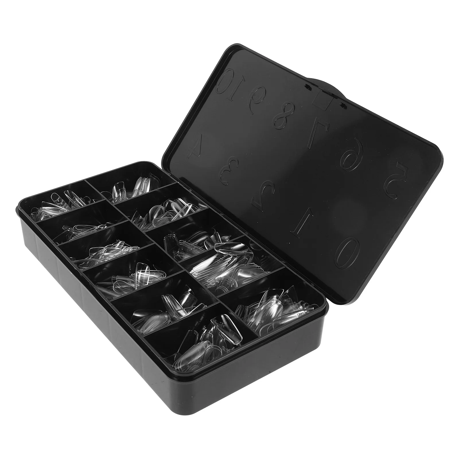 

500Pcs Transparent Nail Tips Short Coffin Full Cover False Nails Nail Extensions Press on Nails Beginner Professional Use