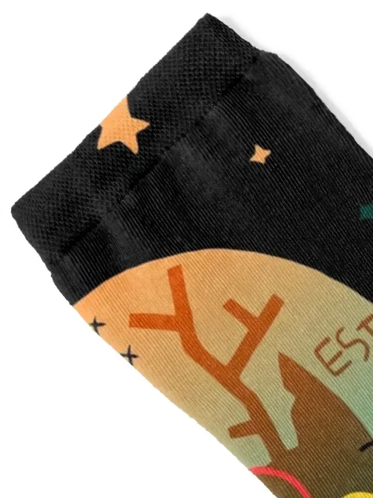 Night In The Woods Forest God Socks Novelties set Stockings compression Woman Socks Men's