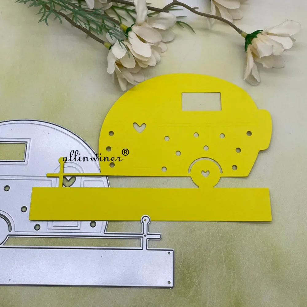 

New Camper car decoration DIY Craft Metal Cutting Die Scrapbook Embossed Paper Card Album Craft Template Stencil Dies