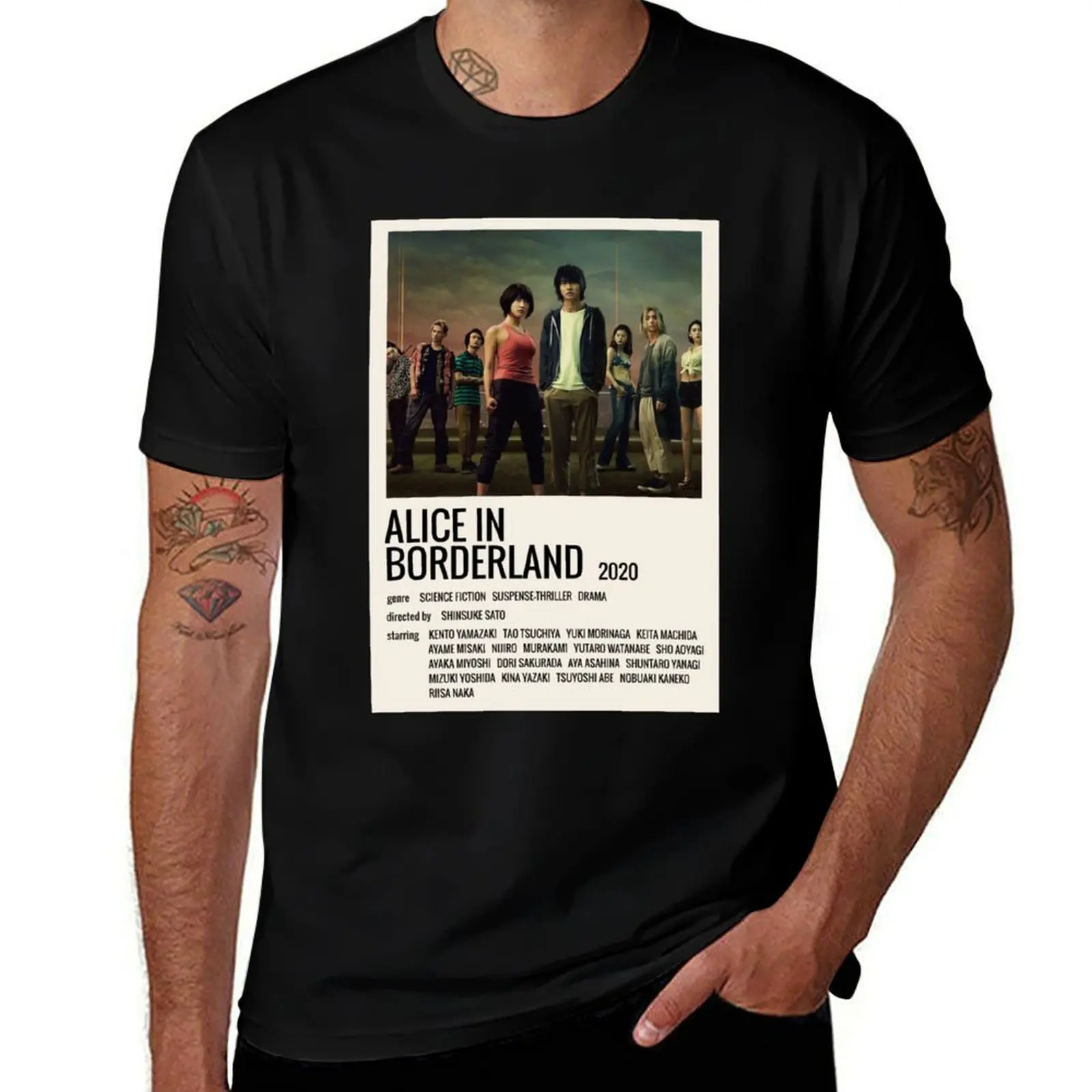 Alice in borderland (2020) minimalist (series) T-Shirt graphic shirts Clothing clothes men graphic t shirts