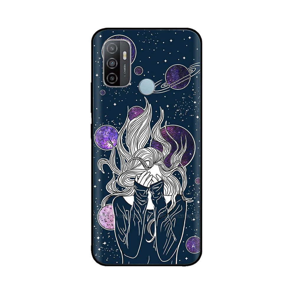 For Oppo A53 Case A53s Soft TPU Phone Back Case for OPPO A53S A32 OPPOA53 A 53 Cases Soft Silicone Bumper Shockproof Shell Cover