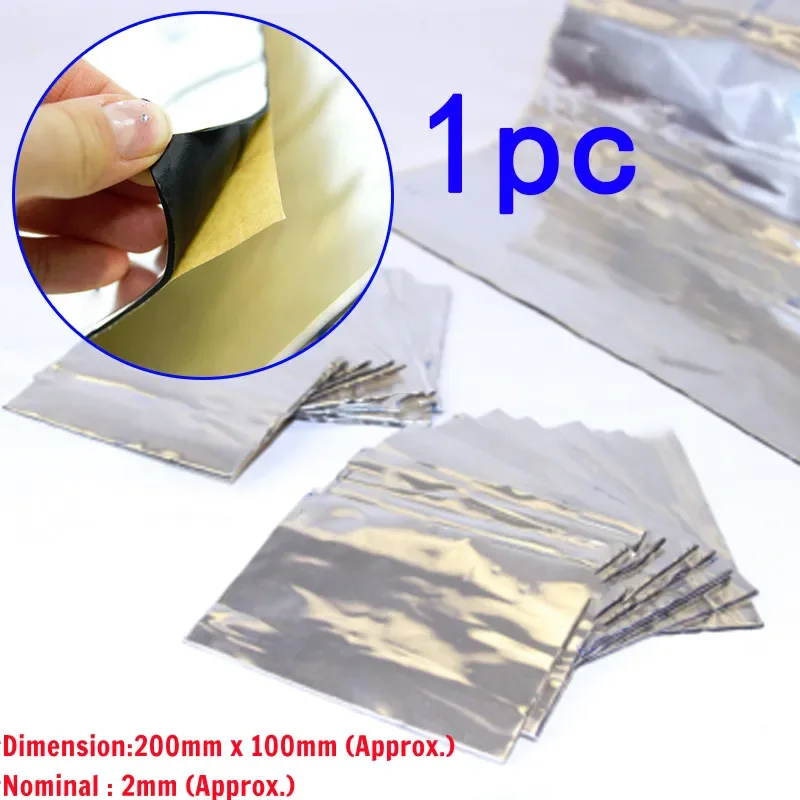2mm Car Audio Isolation Panel Damping Audio Sound Insulation Shock Absorber Pad Woofer Noise Insulation Soundproof
