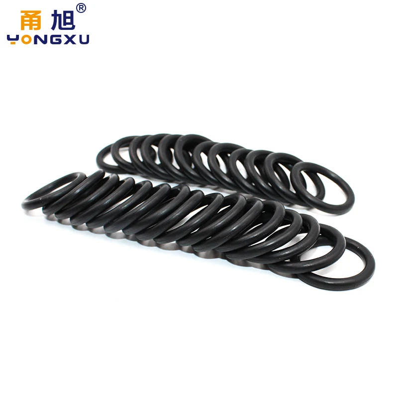 NBR O Ring Seal Gasket Thickness CS1.5mm OD4-125 Oil and Wear Resistant Automobile Petrol Rubber O-Ring Waterproof Black.-.