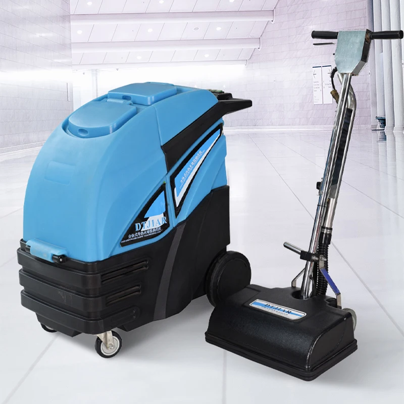 Three-in-One Electric Carpet Cleaning Machine Cold & Hot Water Integrated Washing Suction New Condition Plastic Manual Cleaner