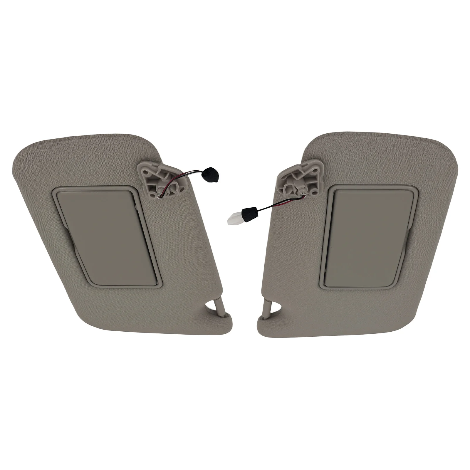 

Left+Right Sun Visor for Nissan Sentra 13-19 964013SG8A Beige Plastic Cloth