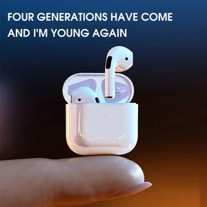 True long -long headphones without dual headphones, standby, running bass, sports earburds, microphone music heard, Pro 4 6 Main Sales Original Wireless Phone - №4