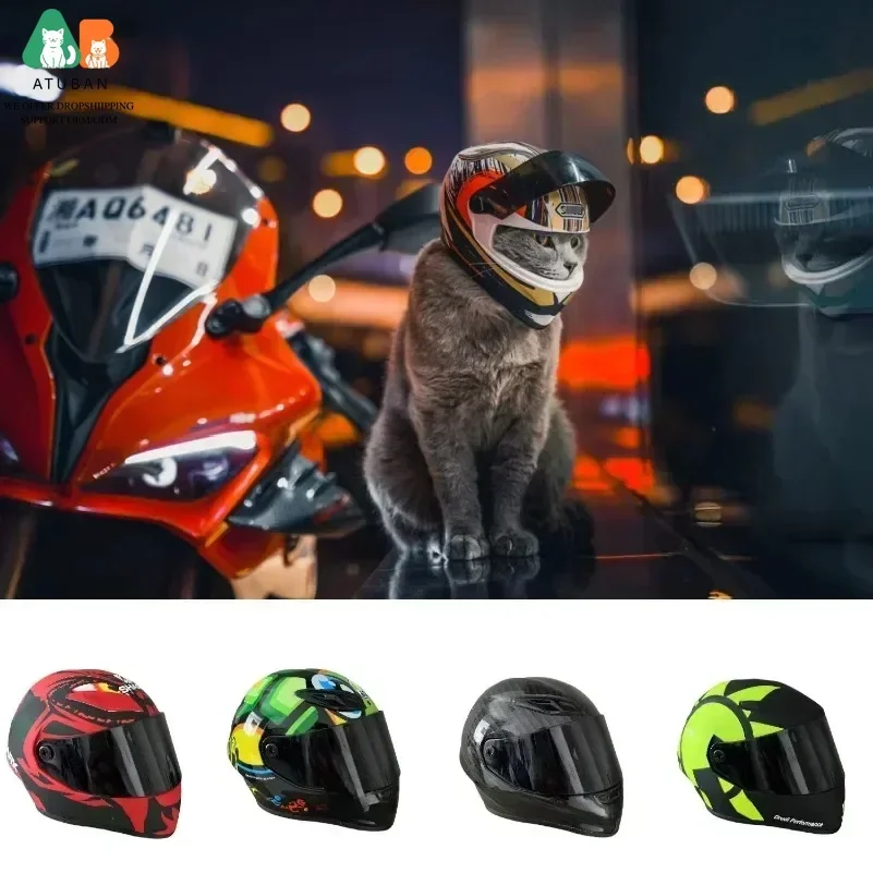 Motorcycle Gear Dogs - Мотошлем ATUBAN для маленьких животных: для