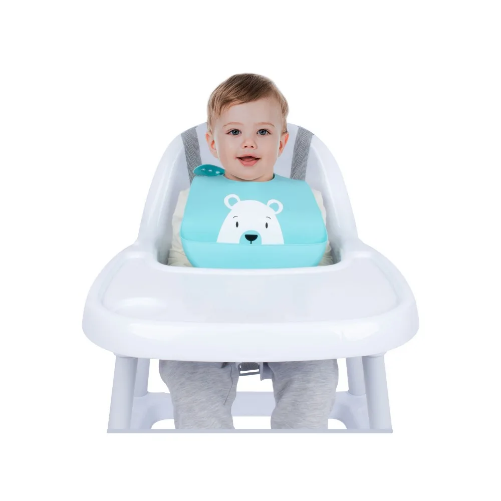 GREEN COLOR SILICONE BIB