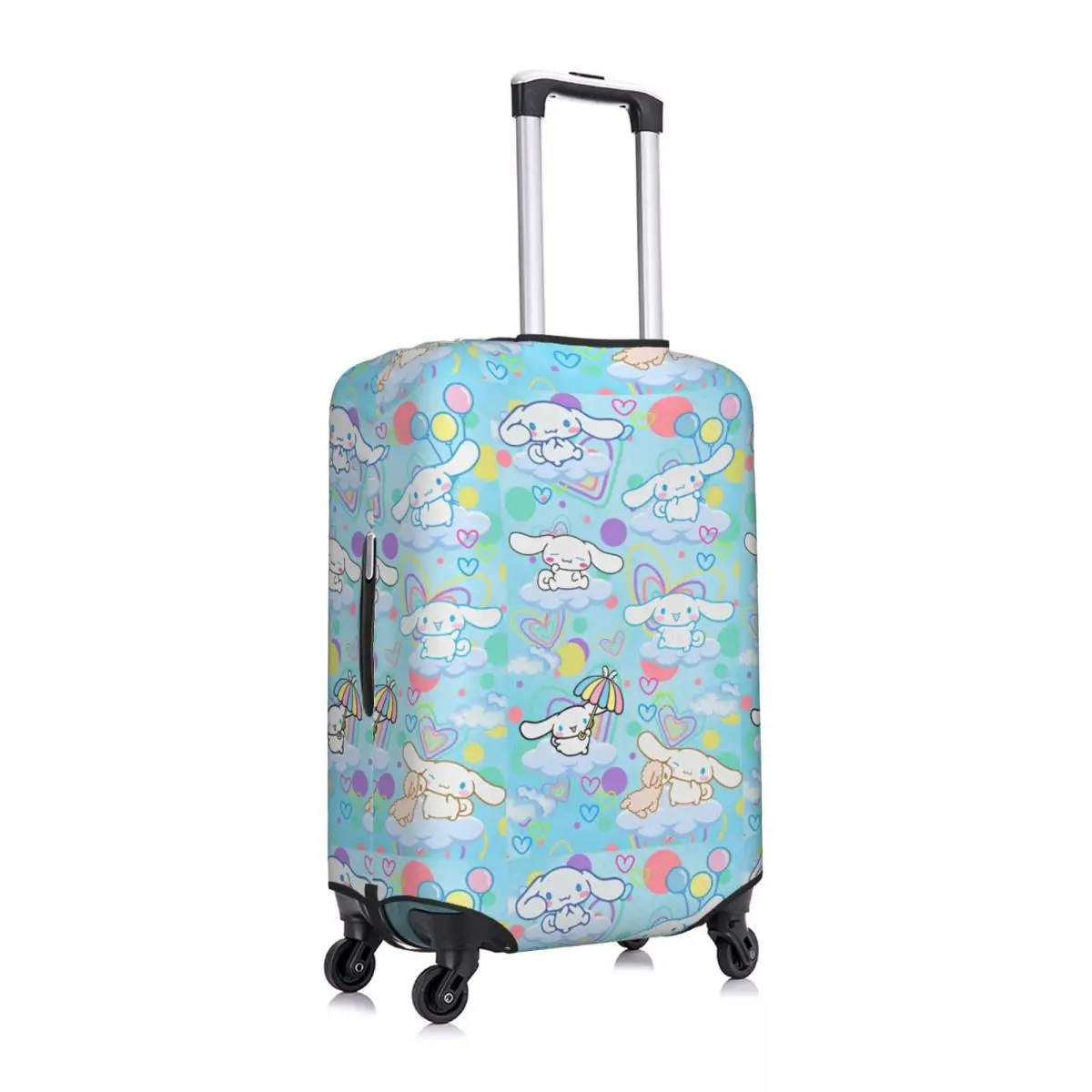 Sanrio Hello Kitty Cinnamoroll Kuromi Suitcase Cover  Cartoon Anime Elastic Cruise Trip Protector Luggage Accesories Vacation