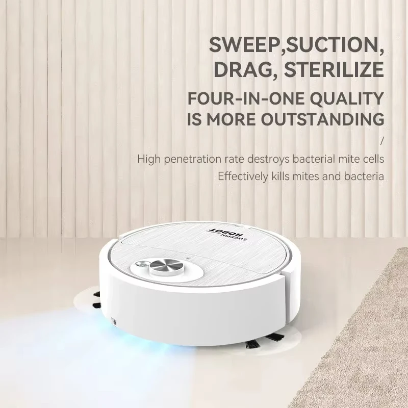 Xiaomi 3-in-1 Automatic Floor Robot Mini home Ntelligent Vacuum Cleaner USB Rechargeable Wet And Dry Family Sweeper Portable Hot