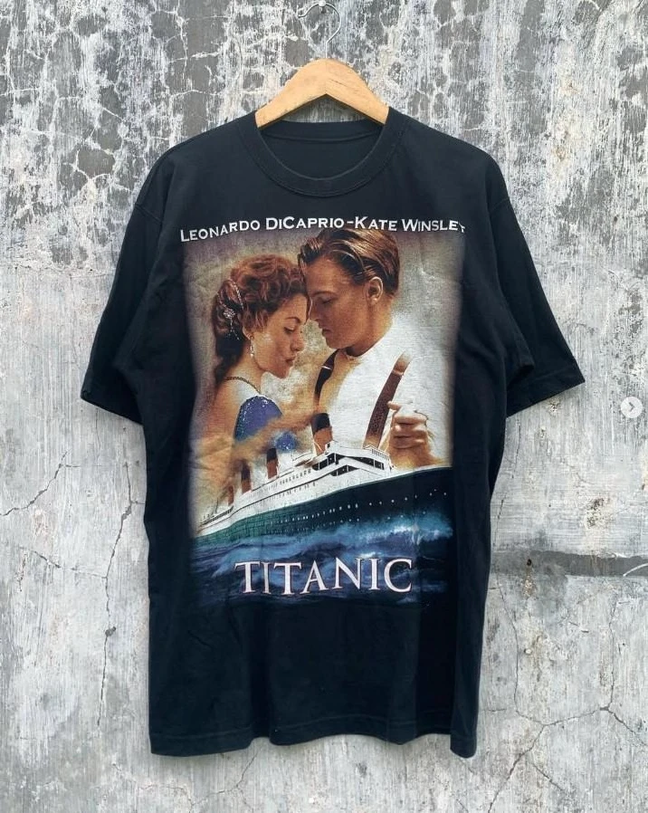 Vintage Titanic Film Shirt Titanic Film Homage Tshirt Titanic Film Fan Tees Titanic Film Retro 90s Shirt Titanic Film Merch Gift
