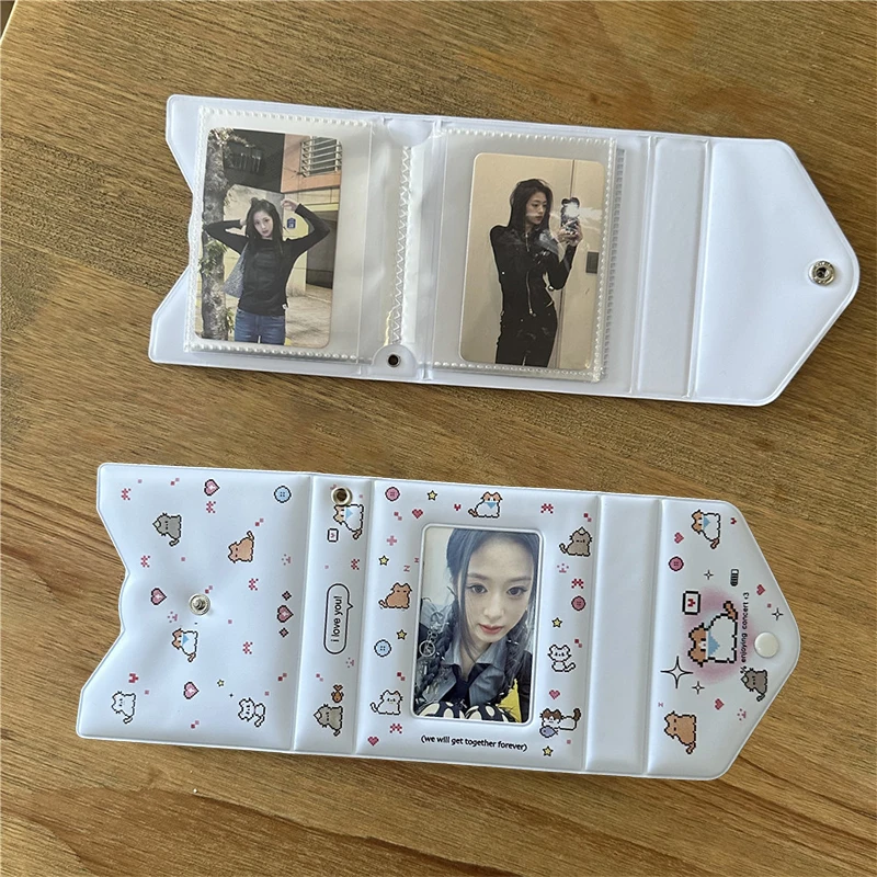 HUA HUA 3 Zoll 40 Slot Fotokartenhalter Kpop Binder Idol Postkarte Lomo Karte Fotoalbum Sammler Kartenbinder Fotokarten