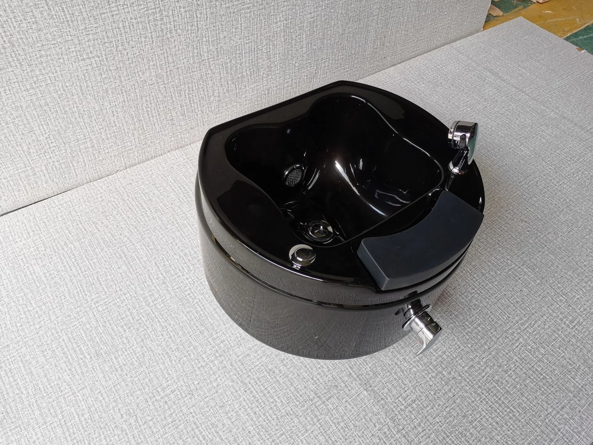 Beauty Salon Black foot basin Foot Spa Sink Nail Shop  for Pedicure Chair Massage Foot Bath Pedicure Bowl