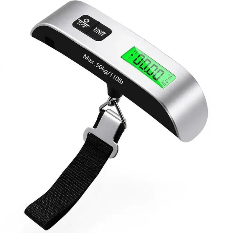 New Sale Luggage Scale 110lb 50kg Digital Handheld Portable Hanging Baggage Scale for Travel Suitcase Weight Scale