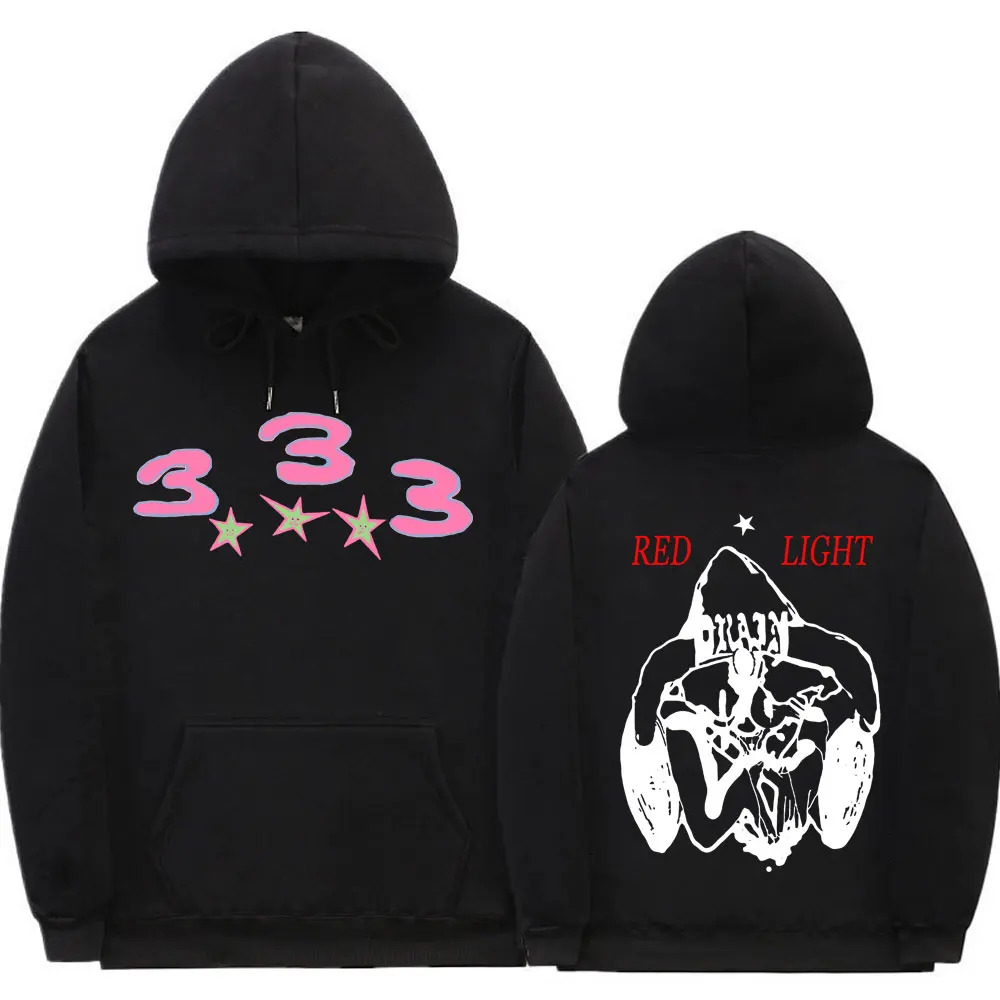Bladee 333 Hip Hop Trend Skate Ablauf Gang Hoodie Tops Unisex Hipster Casual Sweatshirt Männer Frauen Mode Künstlerischen Sinn Hoodies – Detail 9